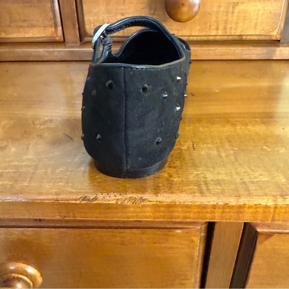 J Crew satin rhinestone Mary Jane Flats ballet buckle strap woman 7.5 classic - Picture 3 of 9